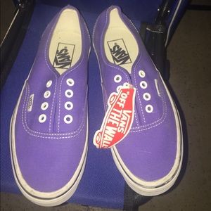 Purple Vans (Never Worn has Tags)